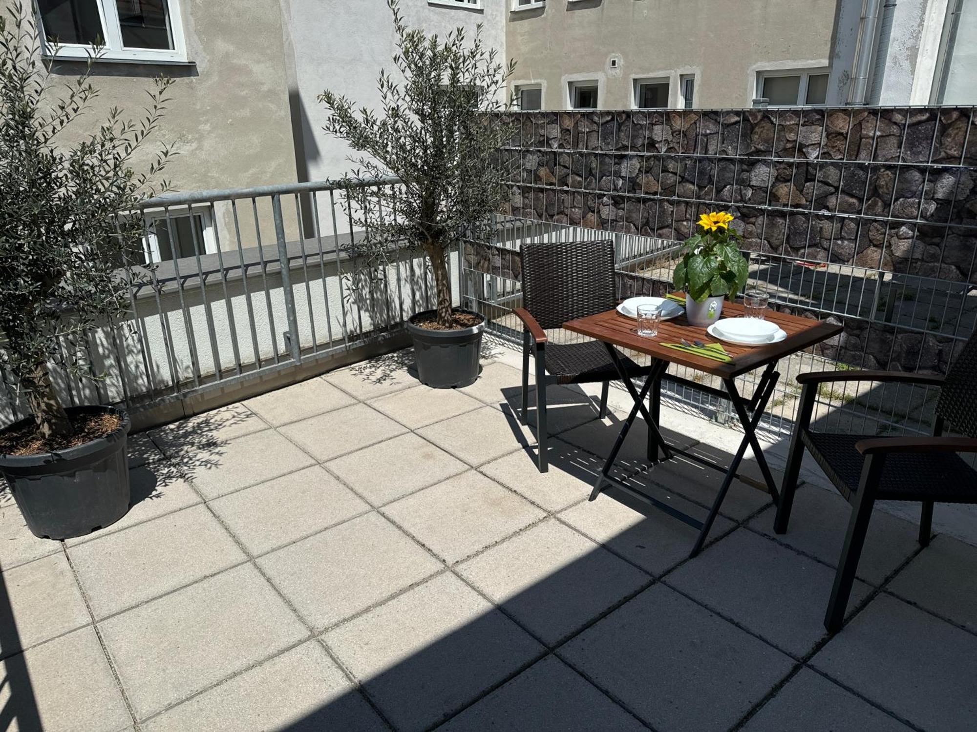 Appartement Klein Aber Fein Mit Terrasse à Vienne Extérieur photo
